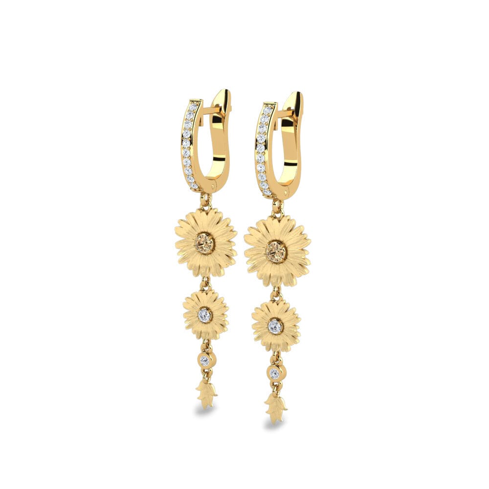 Brown Diamond Women's Earring Dana