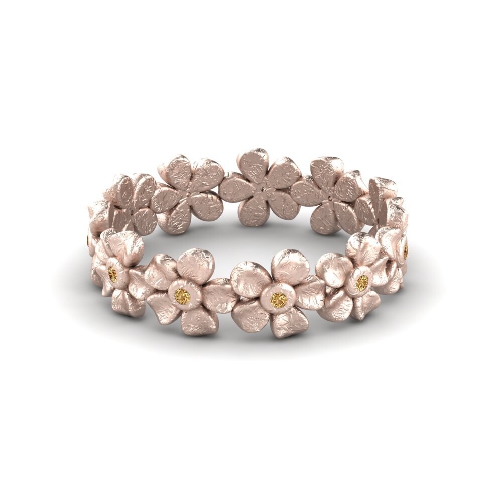 Diamante café Anillo Maryalice