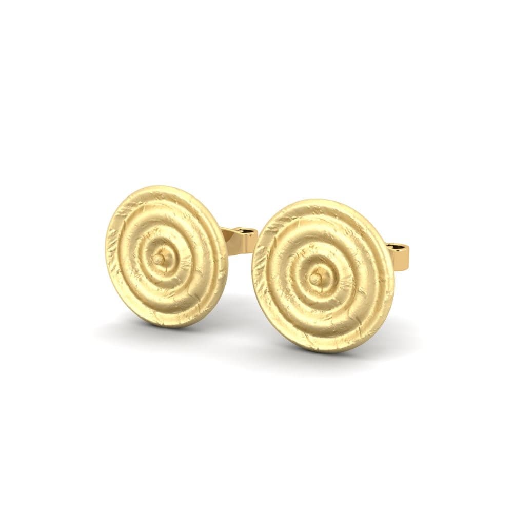 9k Oro Amarillo Pendientes Willetta