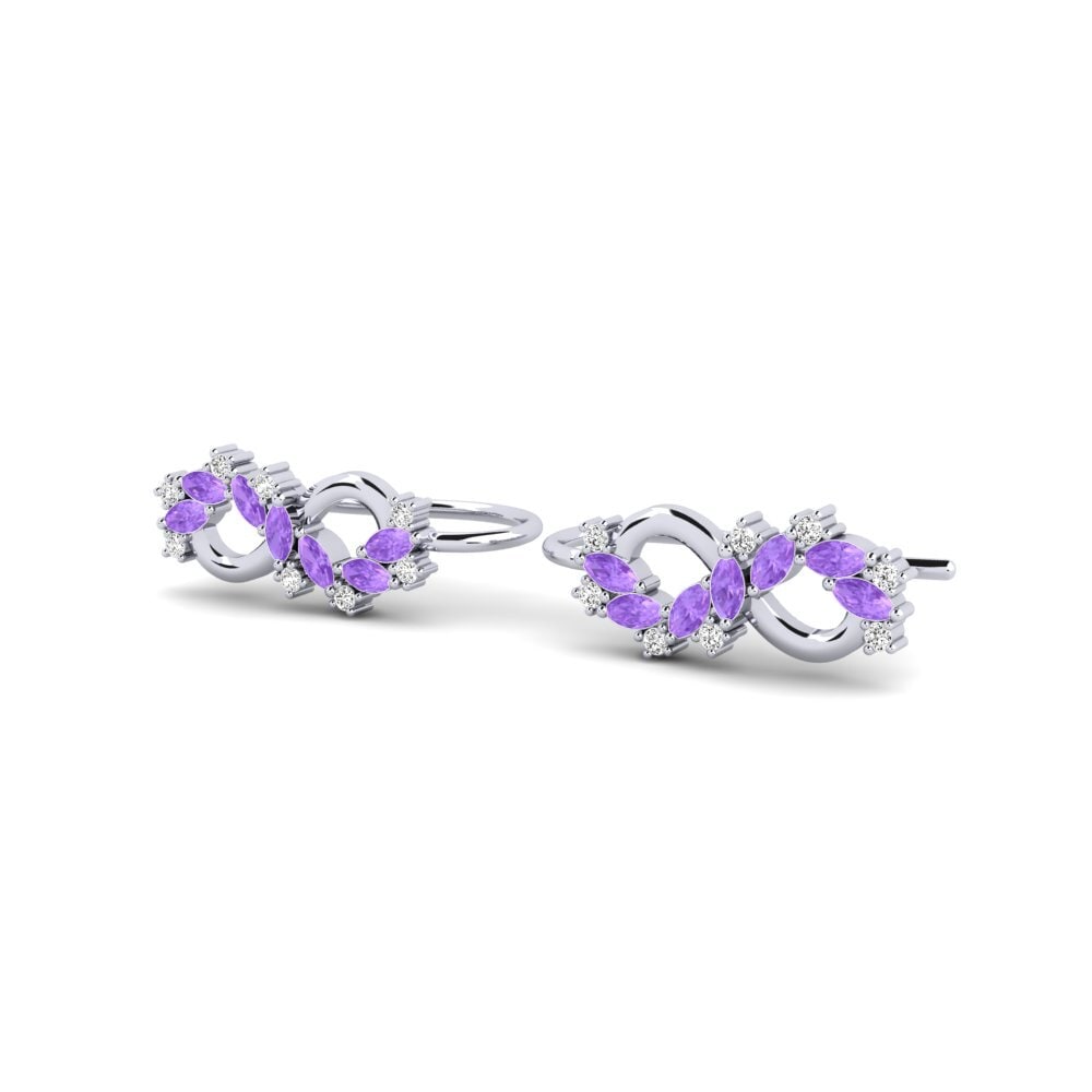 Ametista Brincos Feminino Oriri