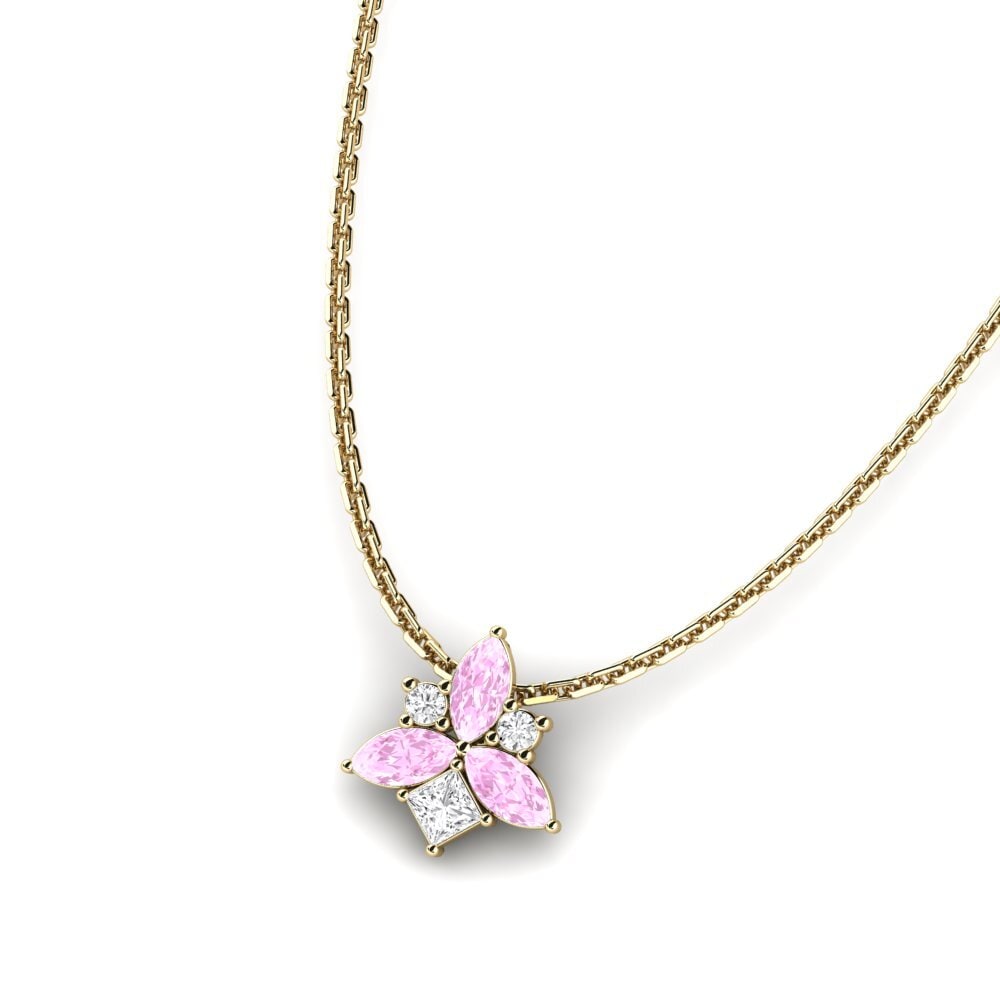 Pink Sapphire Women's Pendant Orleans