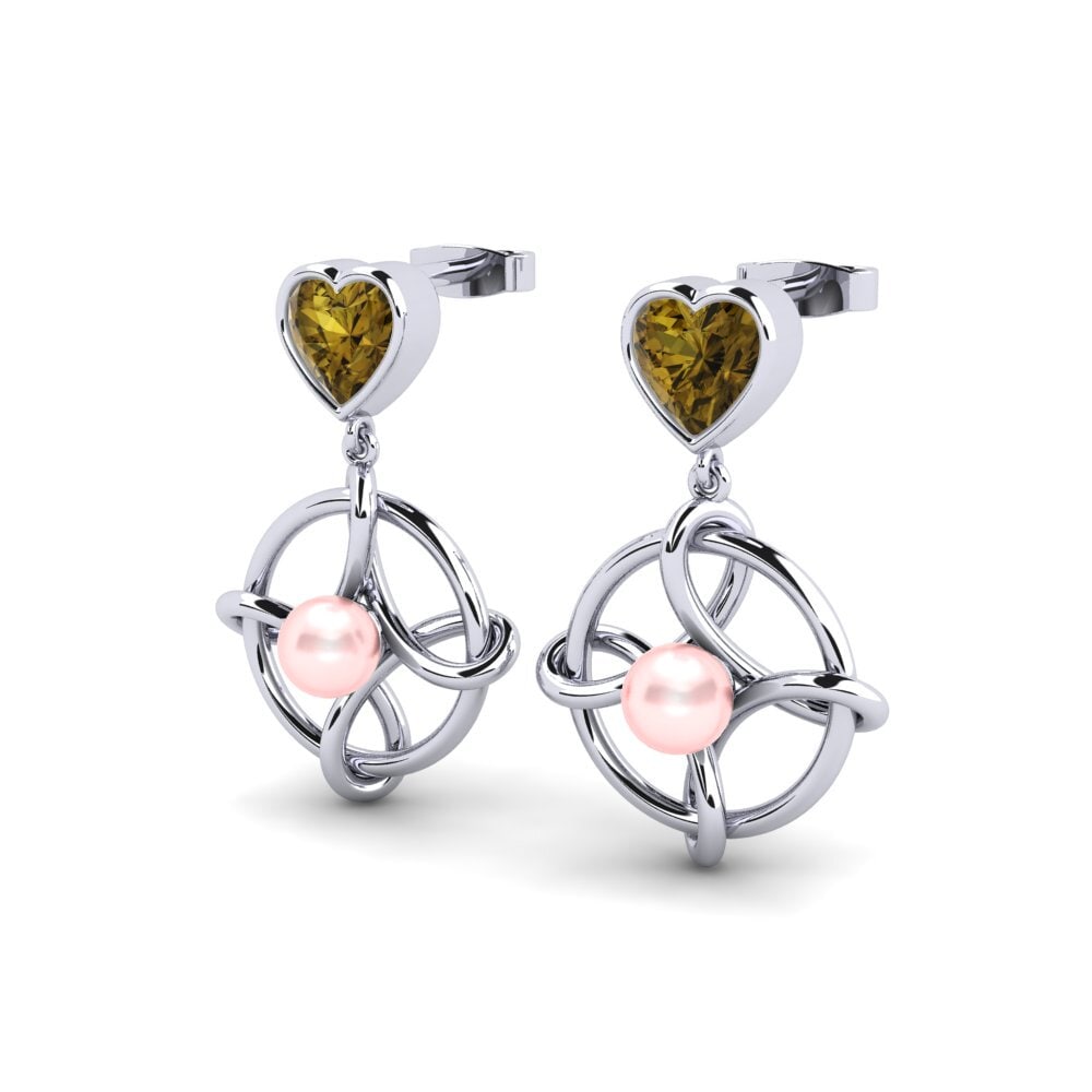 Brown Zircon Women's Earring Osservare