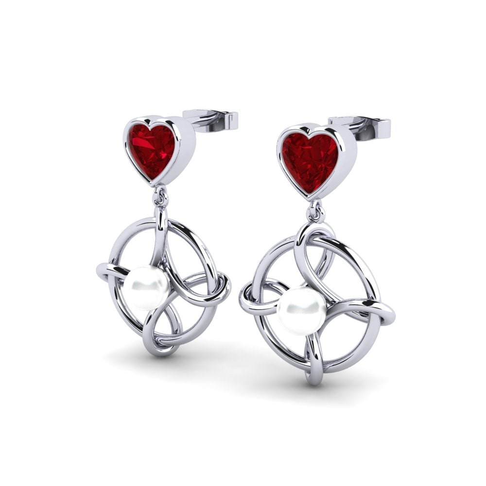 Red Zirconia Women's Earring Osservare