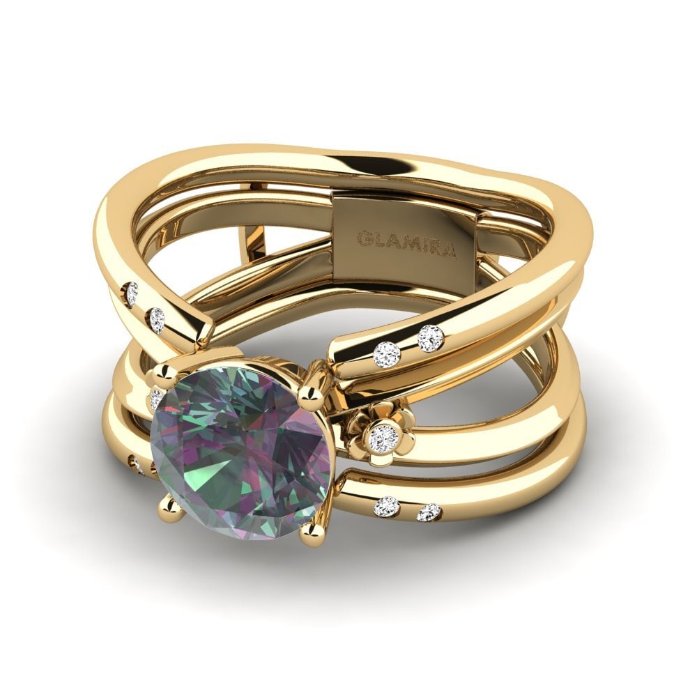 Topacio Místico Anillo Otenden SET