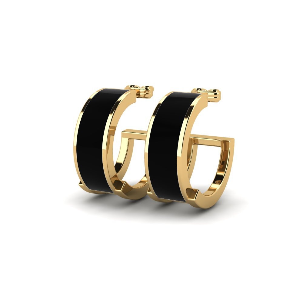 9k Oro Amarillo Pendientes Outmarch