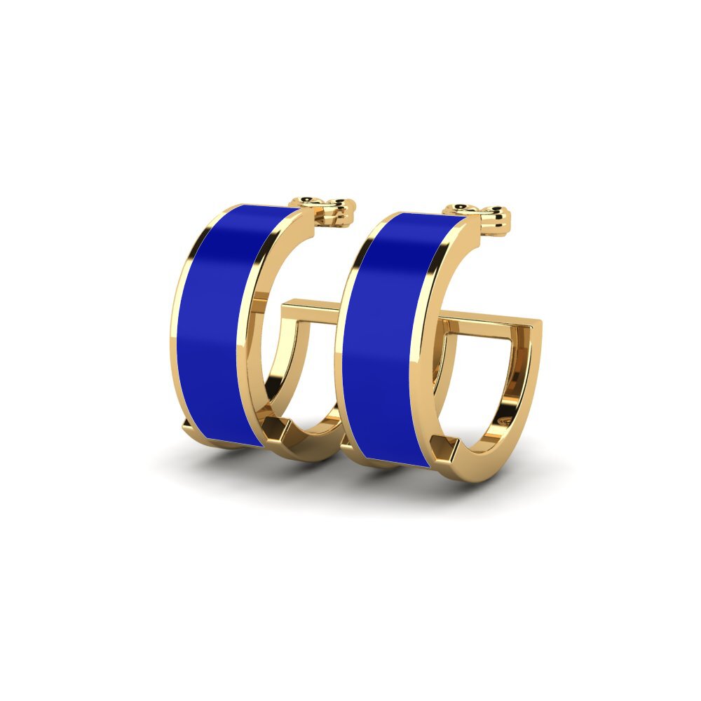 9k Oro Amarillo Pendientes Outmarch