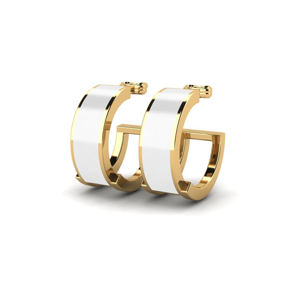 9k Oro Amarillo Pendientes Outmarch