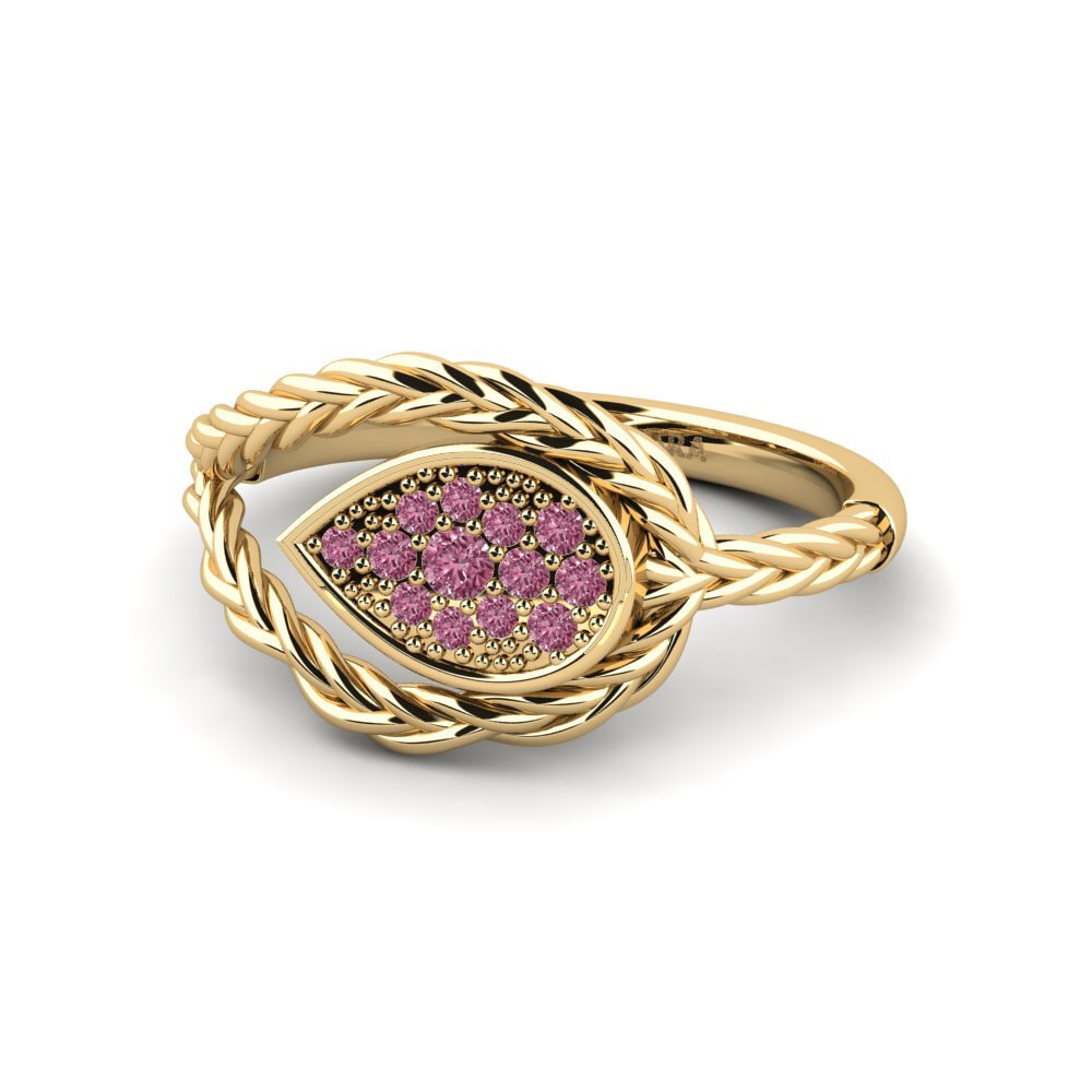 Rhodolite Garnet Ring Overgrow
