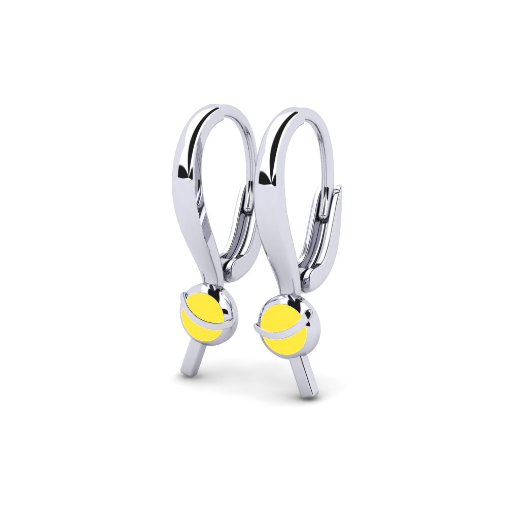9ct White Gold Kid's Earring Overraskelse