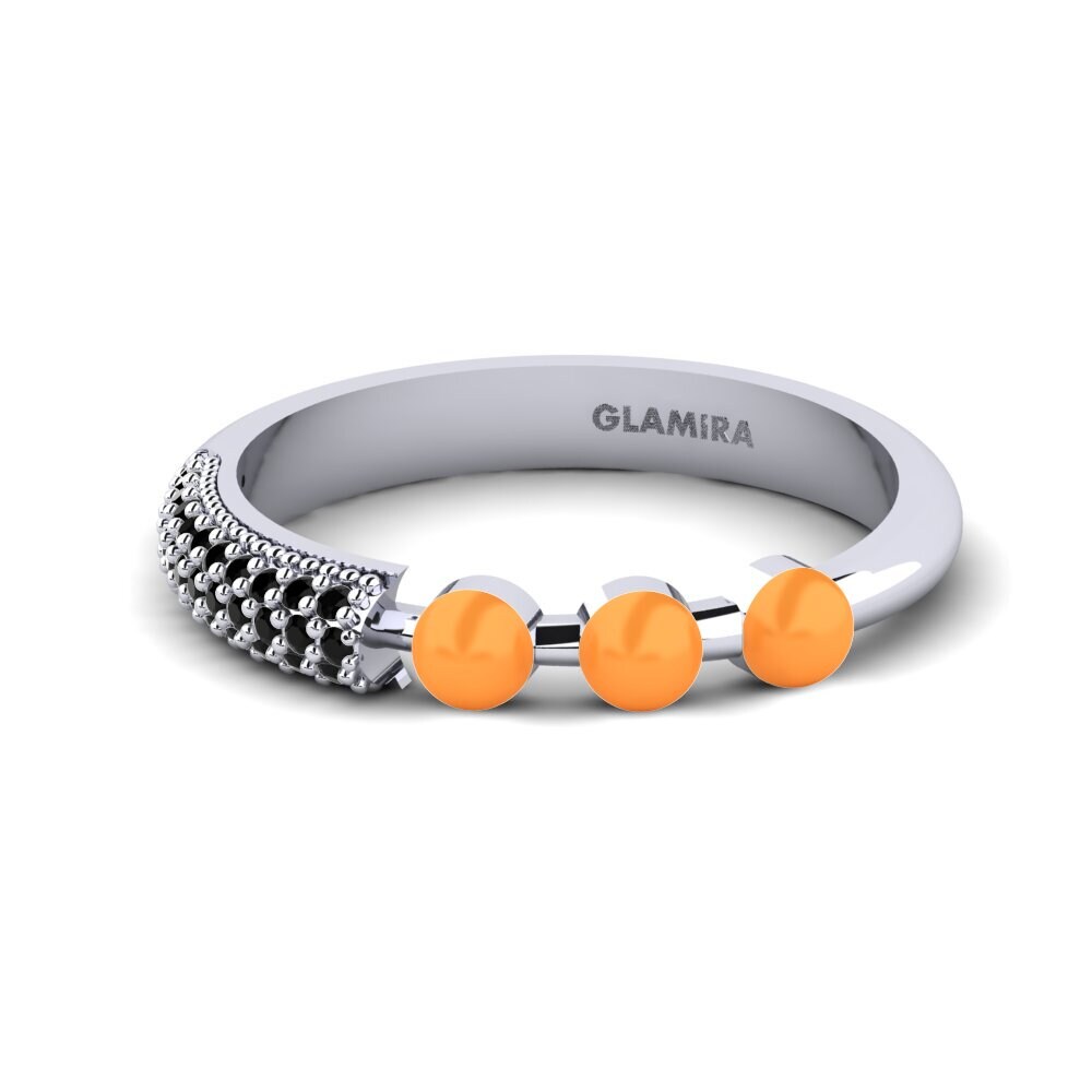 Schwarzer Saphir Ring Overskyet