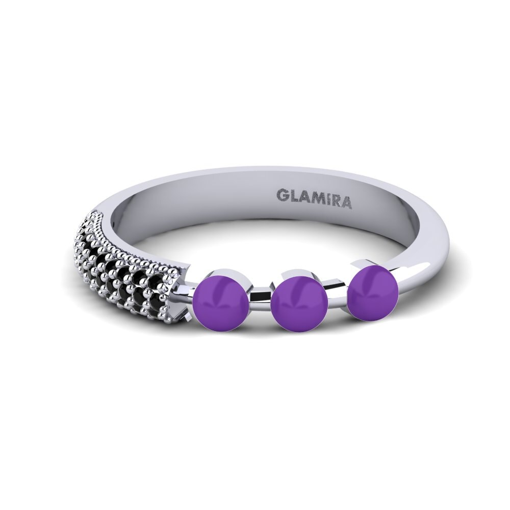 Zafiro negro Anillo Overskyet