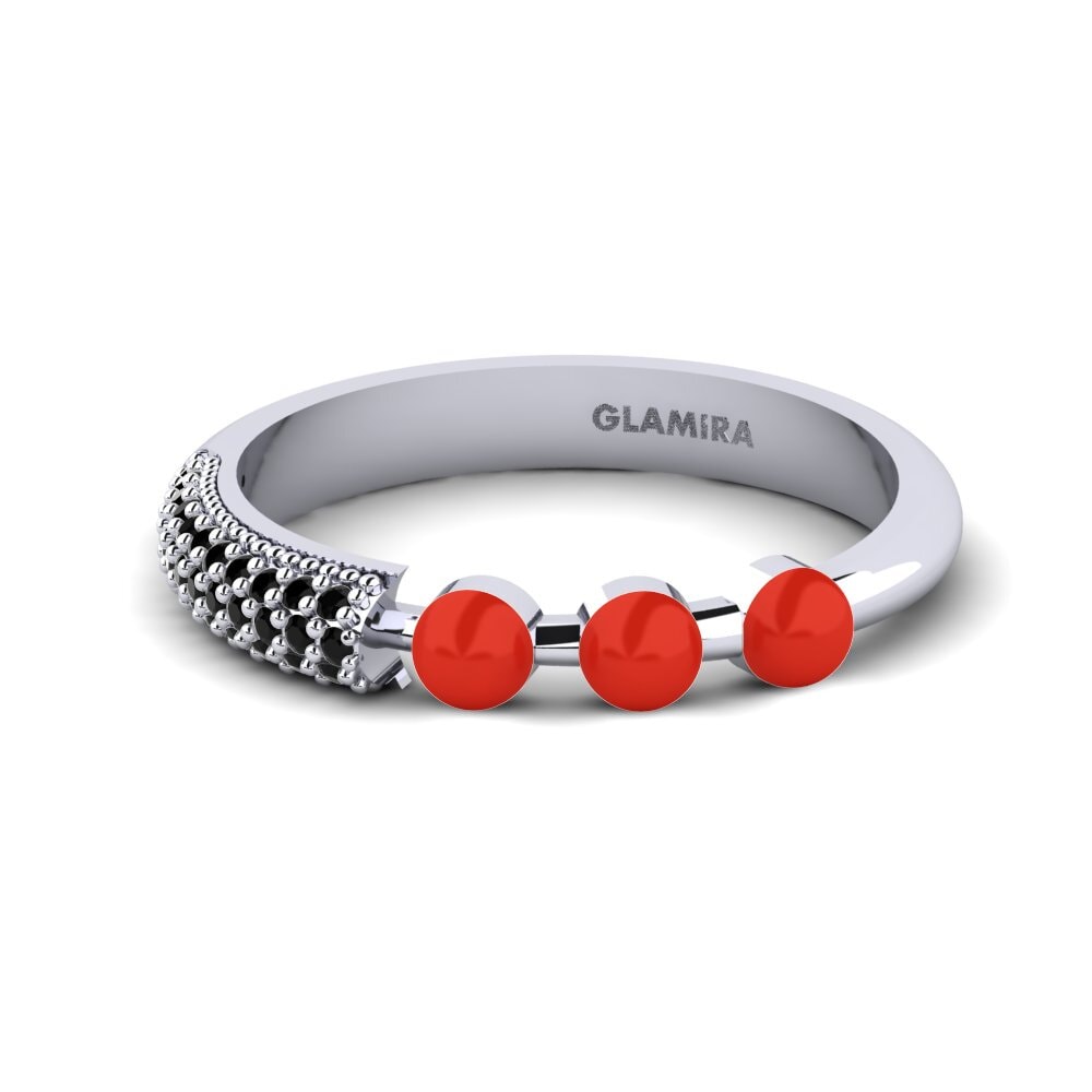 Schwarzer Diamant Ring Overskyet