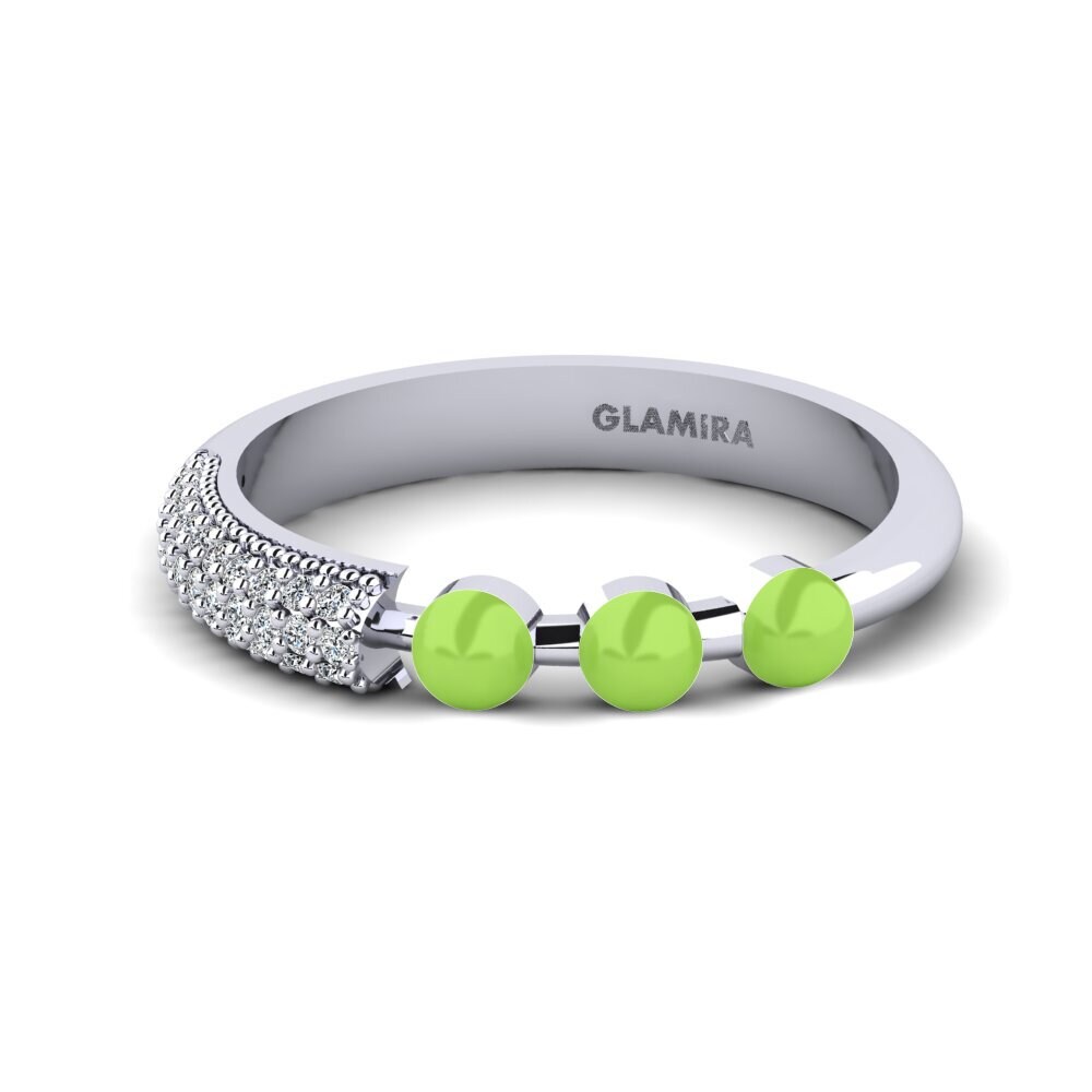 Zirkonia Ring Overskyet