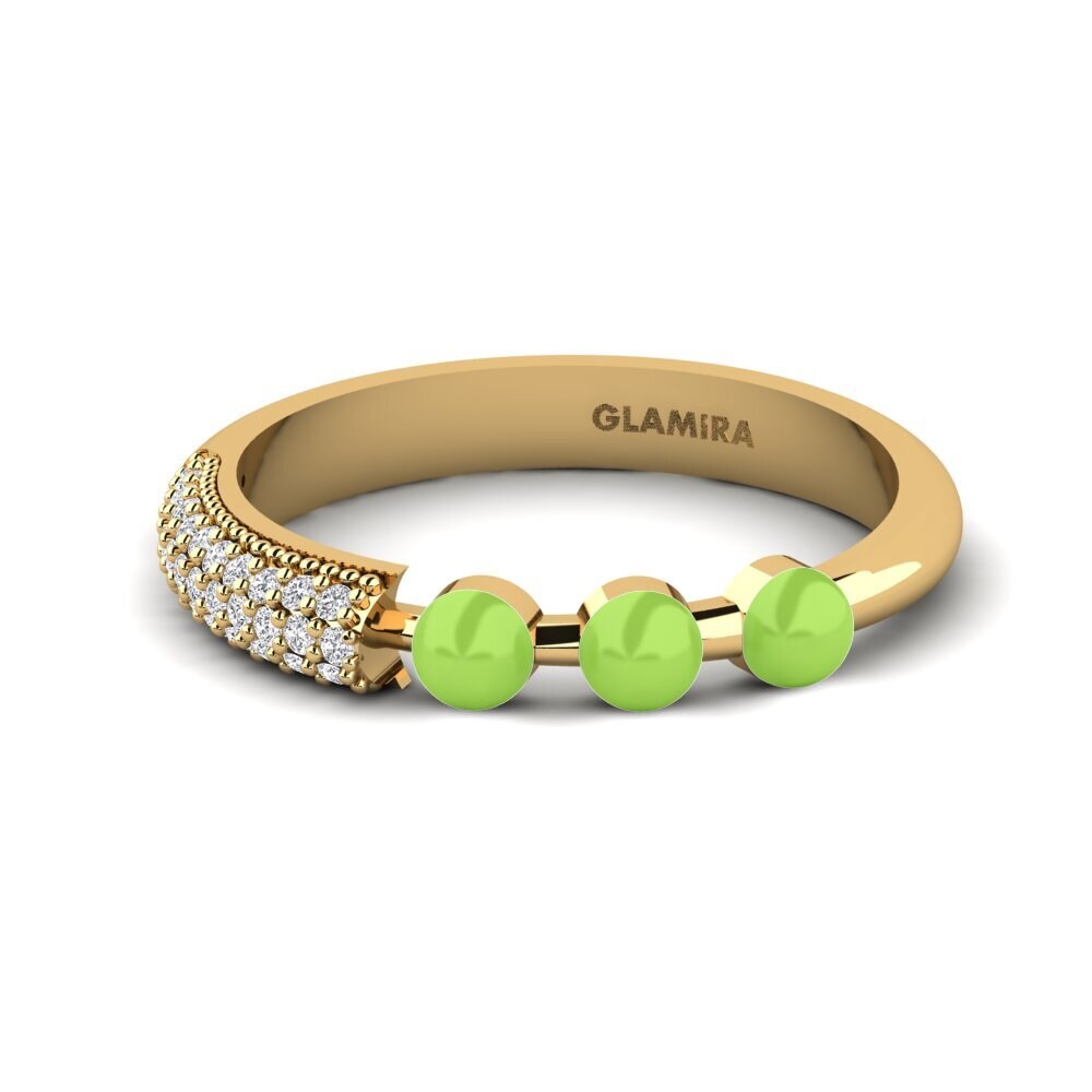 9ct Yellow Gold Ring Overskyet