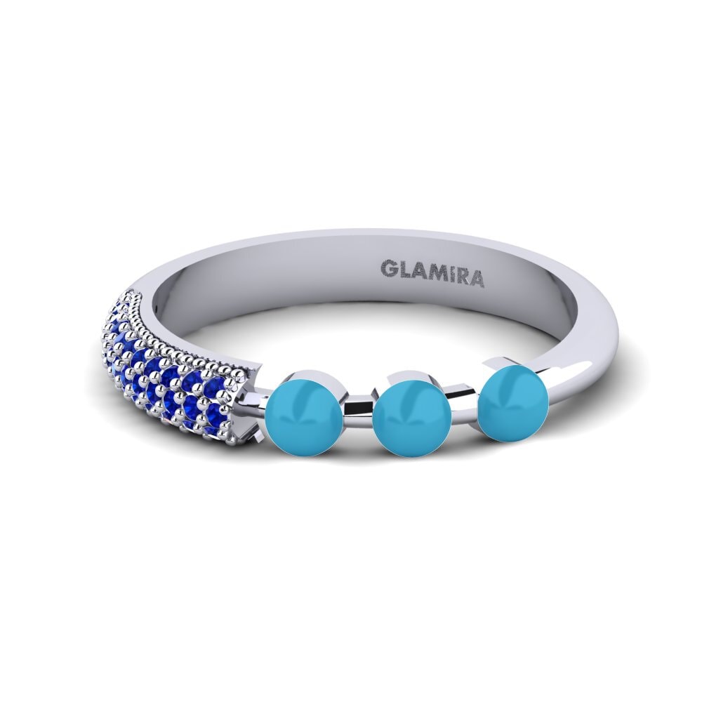 Saphir Ring Overskyet