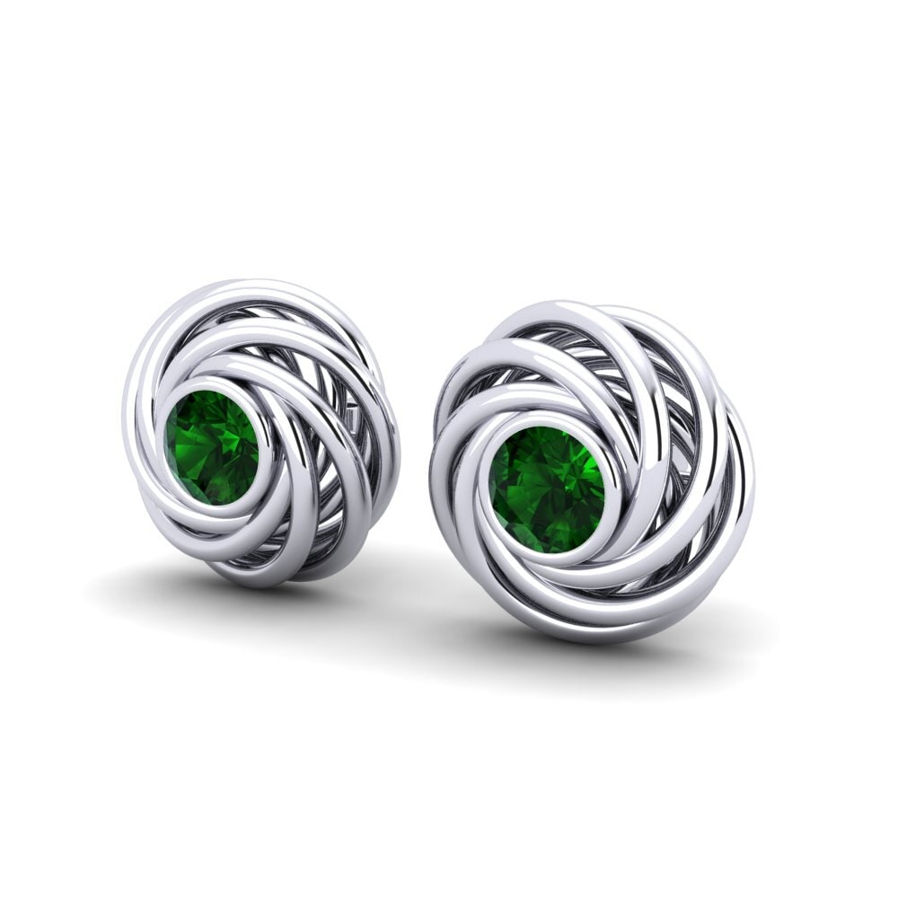 Green Tourmaline Women's Earring Ovilla