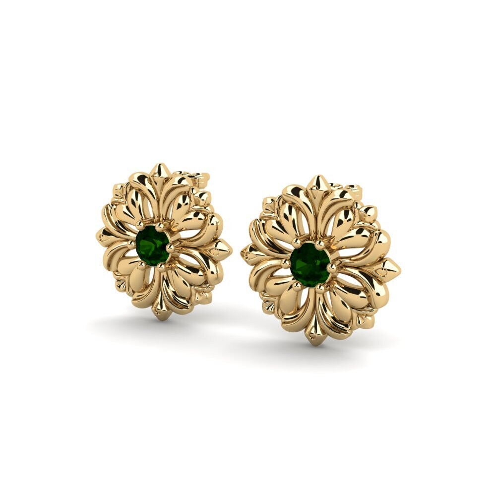 Green Tourmaline Women's Earring Oxion