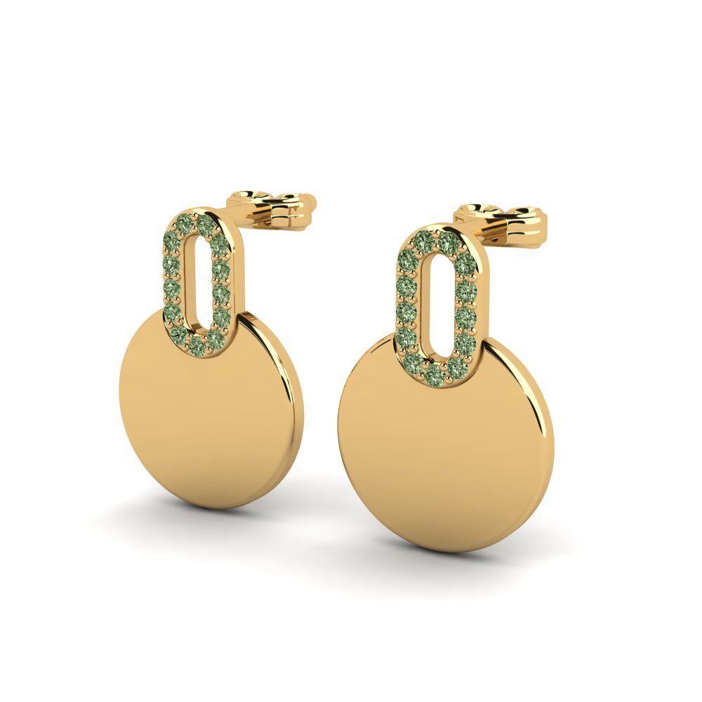 Green Diamond Women's Earring Paddy