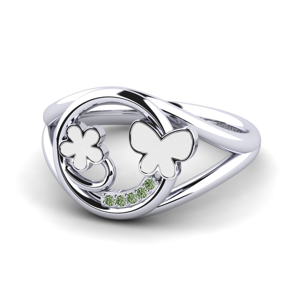 Grüner Diamant Ring Padma