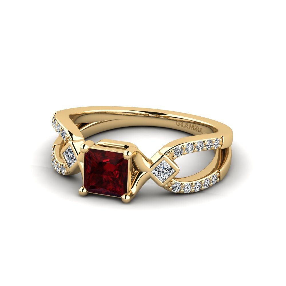 Garnet Women's Ring Paguodea