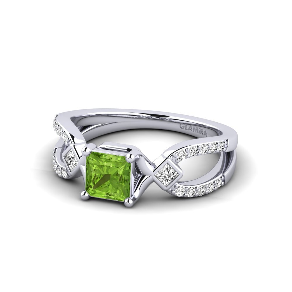 Peridoto Anillo de Mujer Paguodea