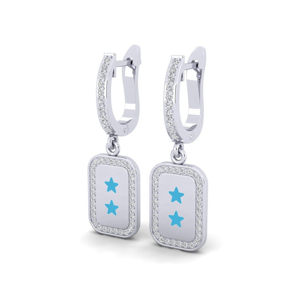 Lab Grown Diamond Women's Earring Paille