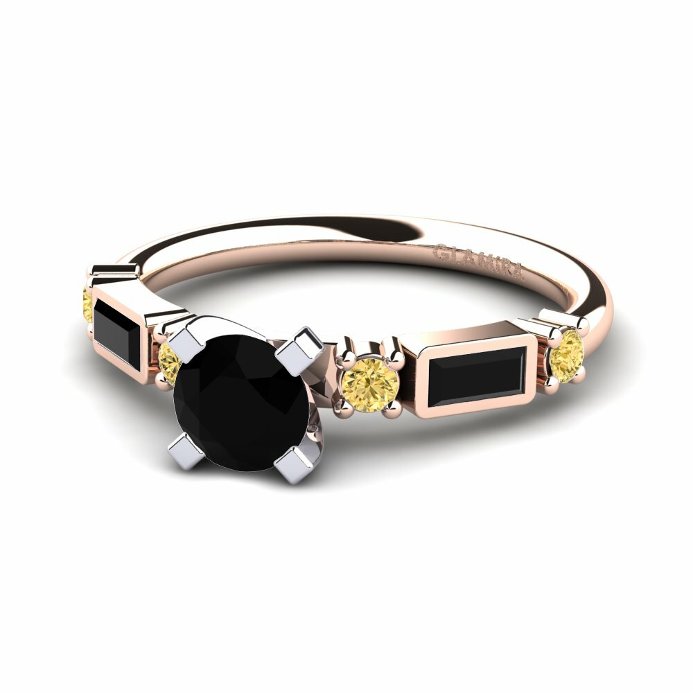 Zwarte Diamant Verlovingsring Palawan
