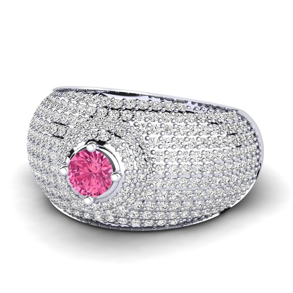 Turmalina rosa Anillo Palencia