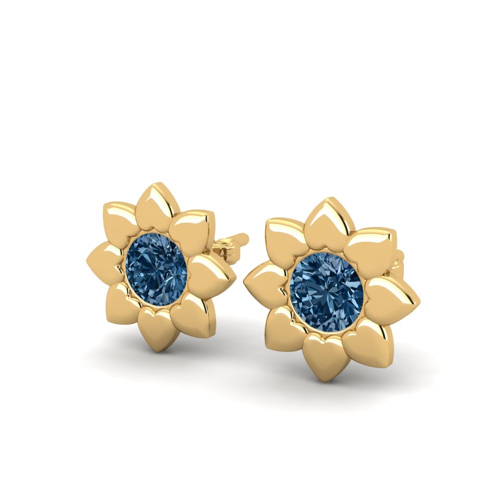 Blauer Diamant Damen ohrring Palin