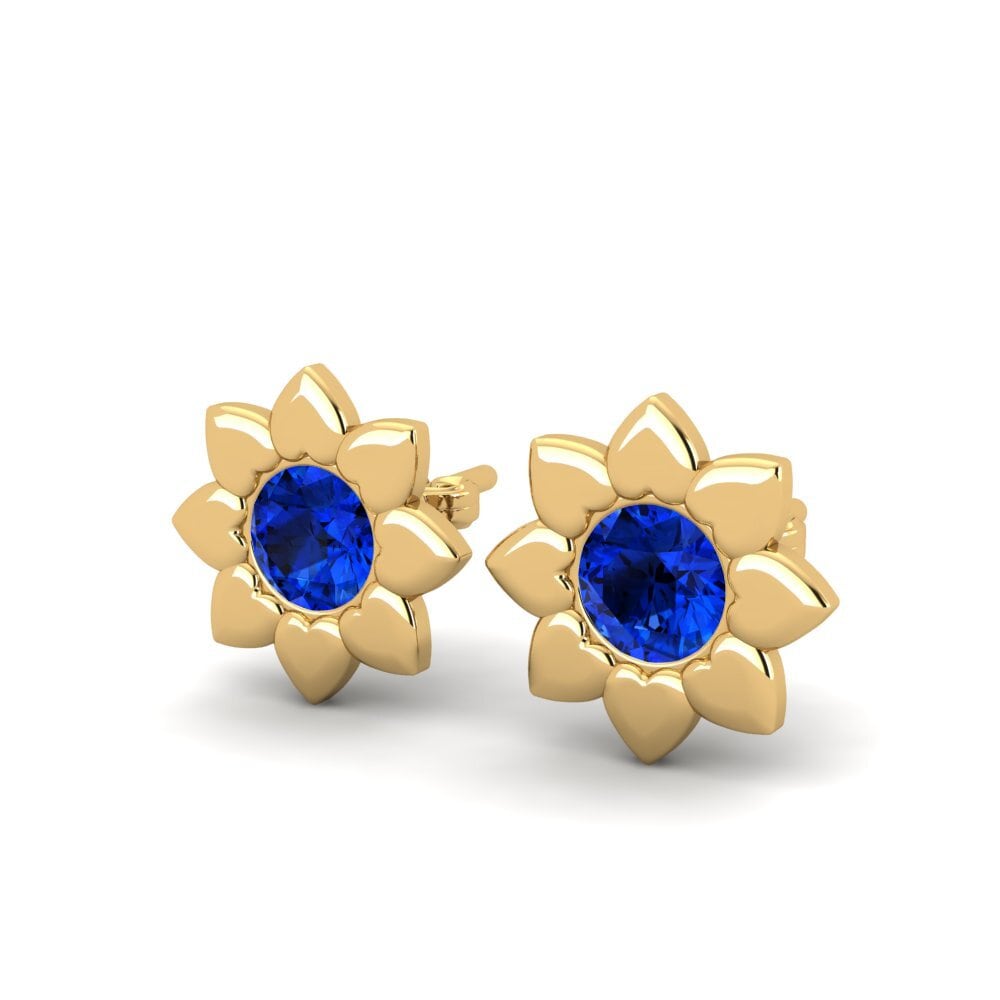 Sapphire (Lab Created) Earring Palin