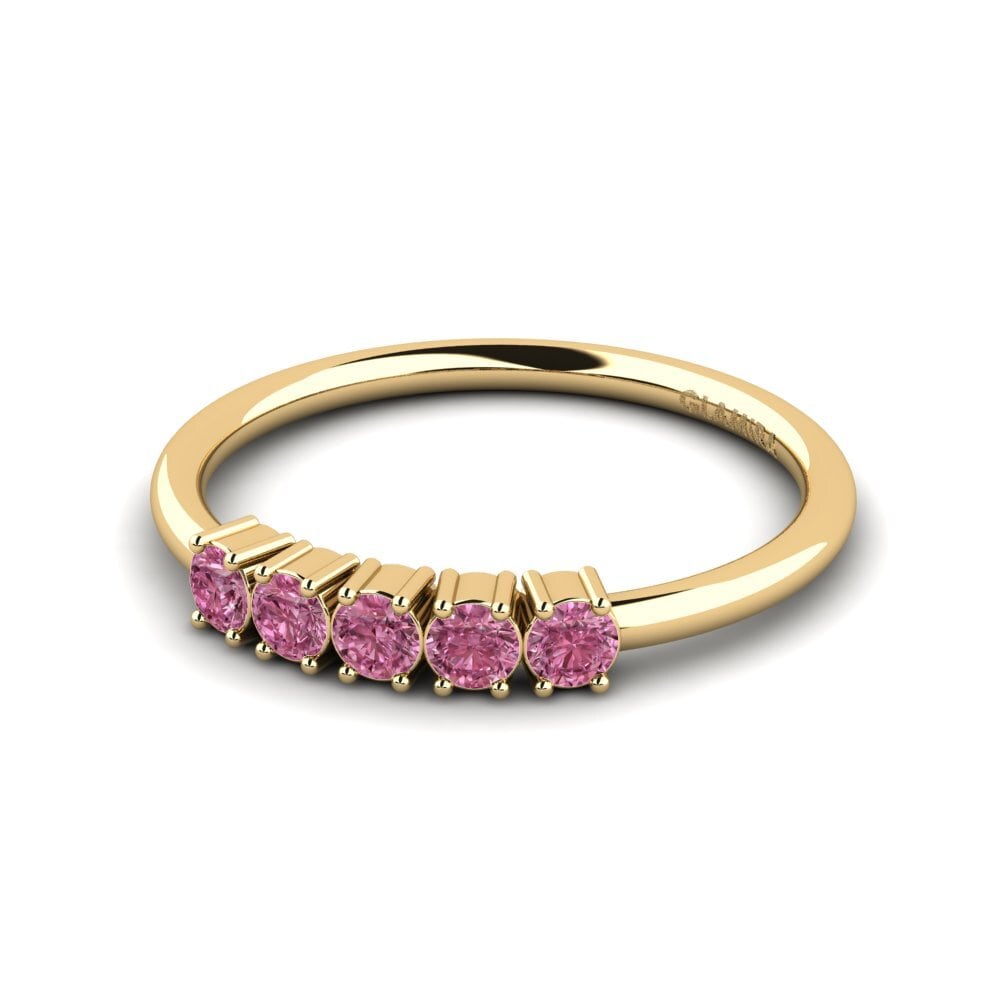 Rhodolite Garnet Engagement Ring Palver