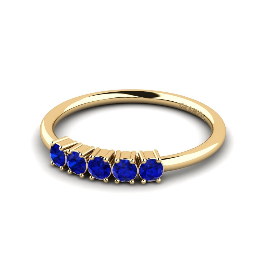 Zafiro Anillo de compromiso Palver