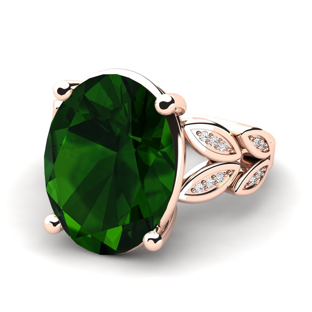 Green Tourmaline Ring Pamila