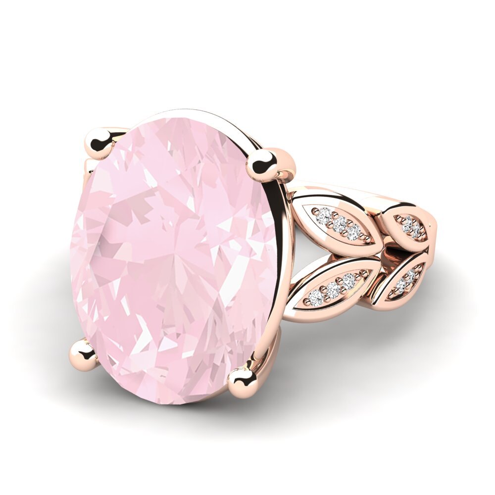 Rose Quartz Ring Pamila