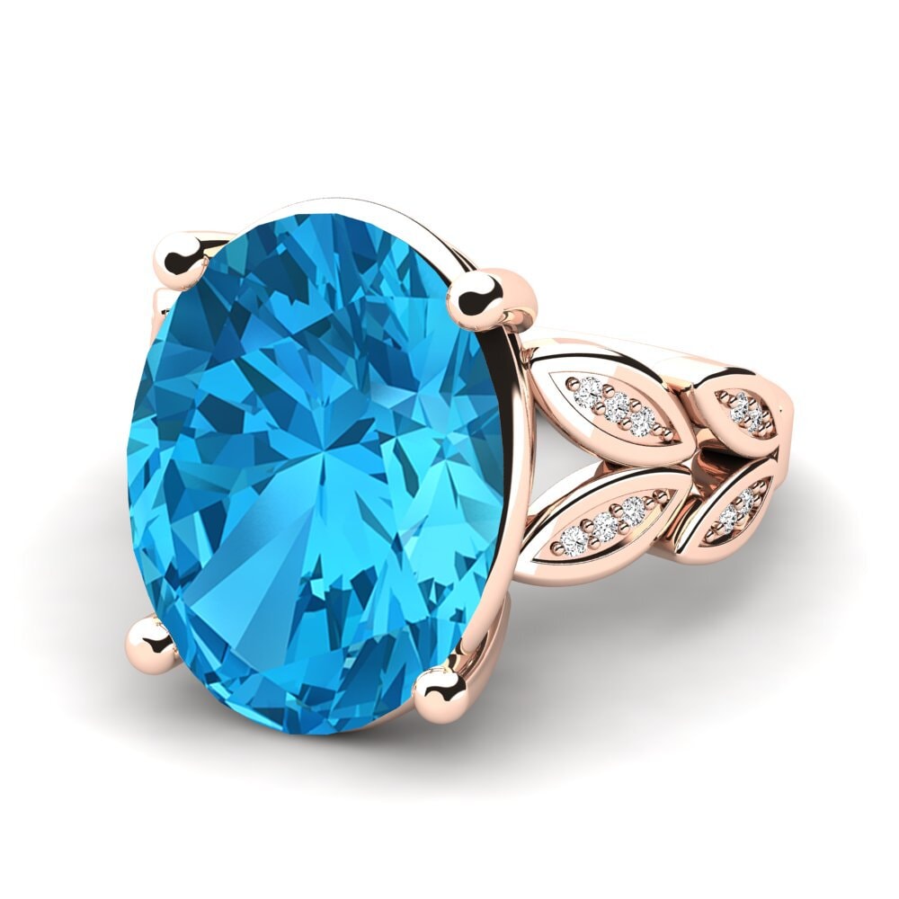 Blue Topaz Ring Pamila