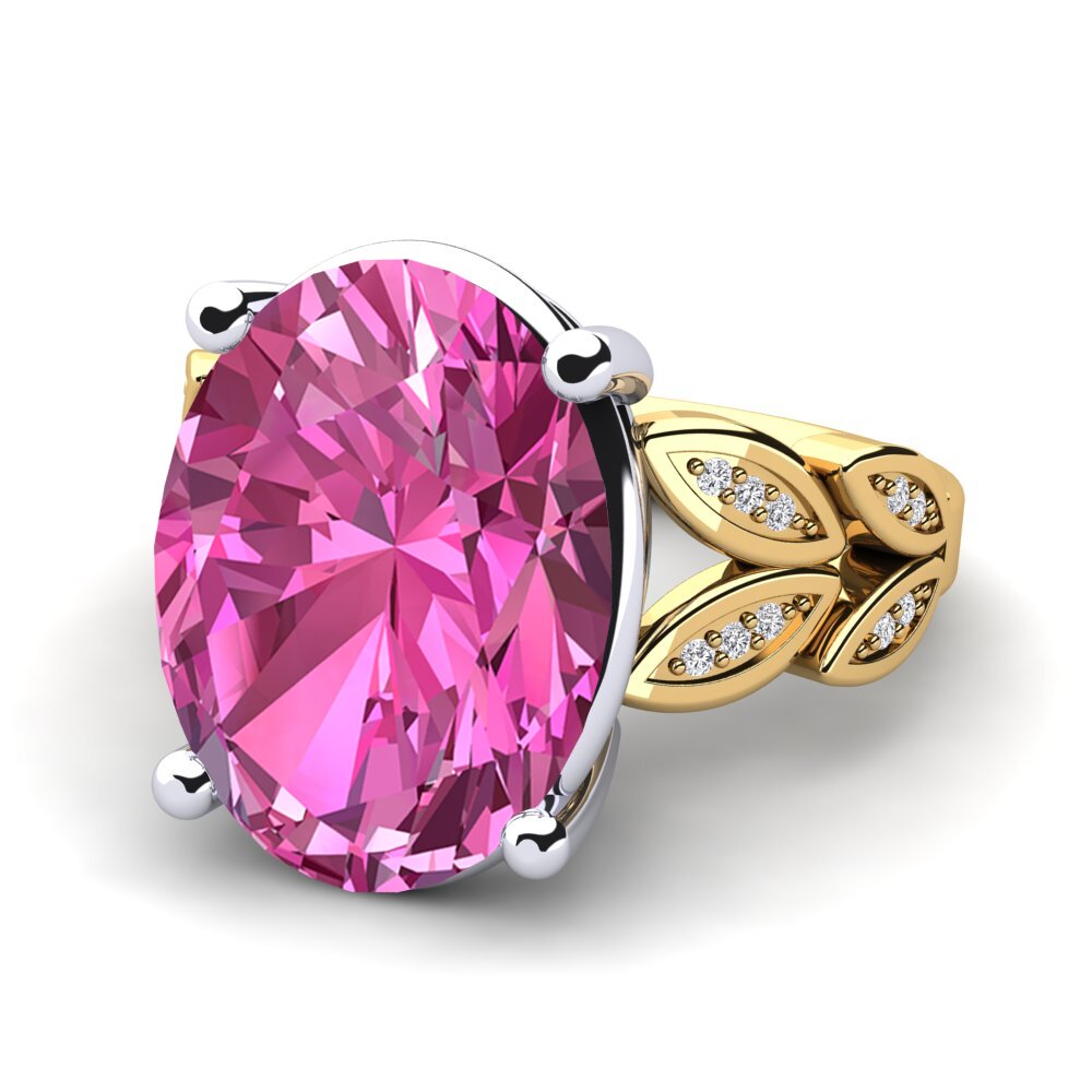 14ct Yellow / White Gold Ring Pamila