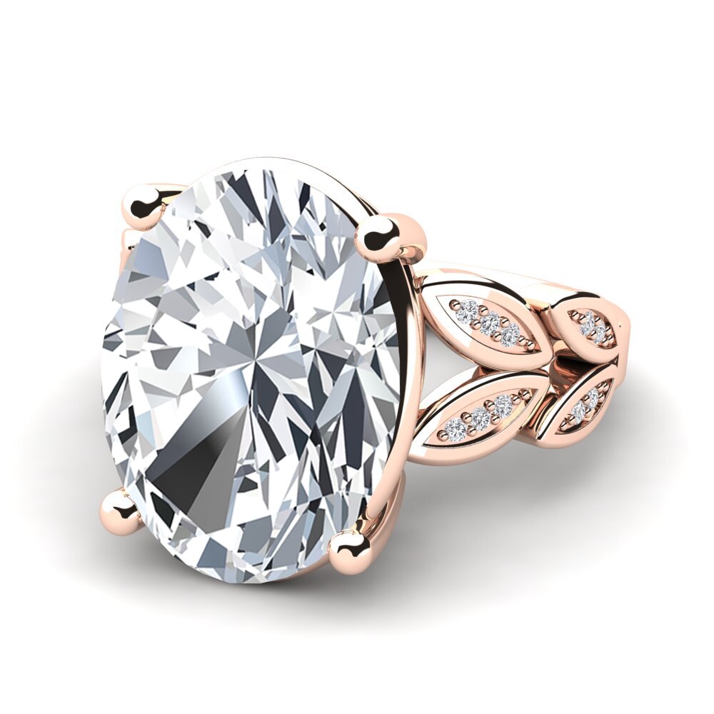 White Zircon Ring Pamila