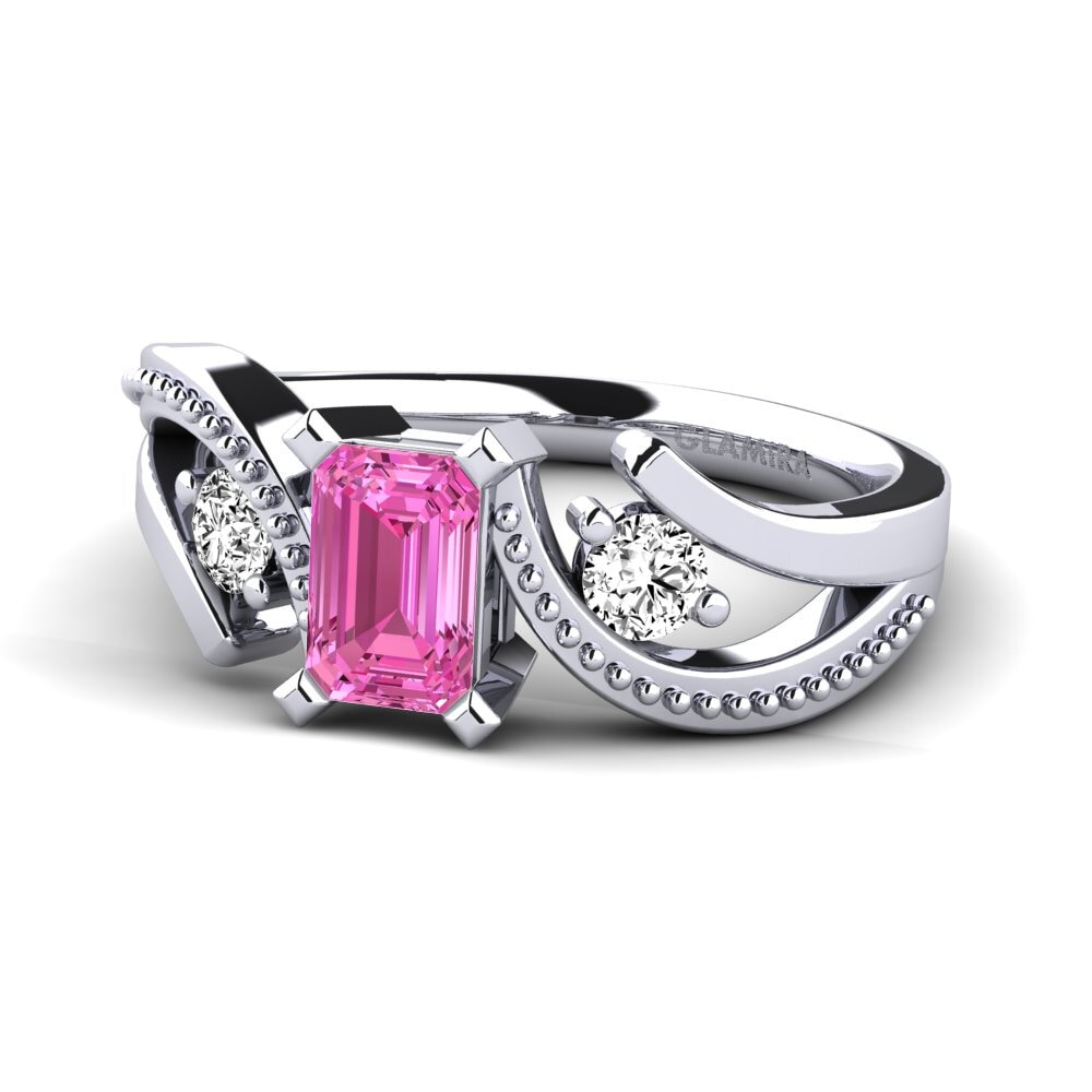 Topacio Rosa Anillo de compromiso Panaye