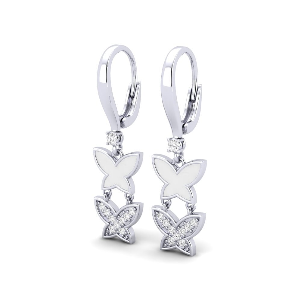 White sapphire Women's Earring Pane