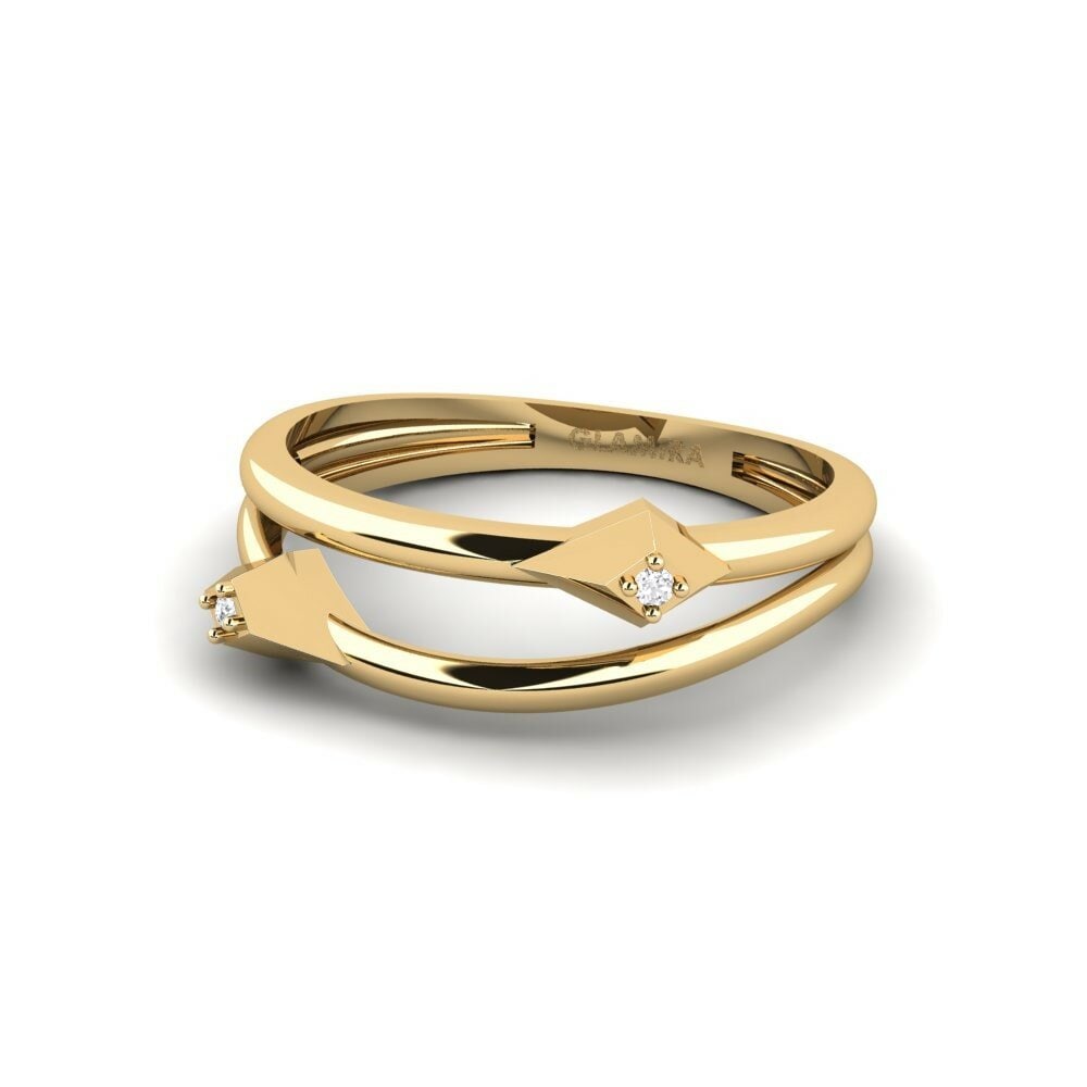 Saphir Blanc Bague Panganina
