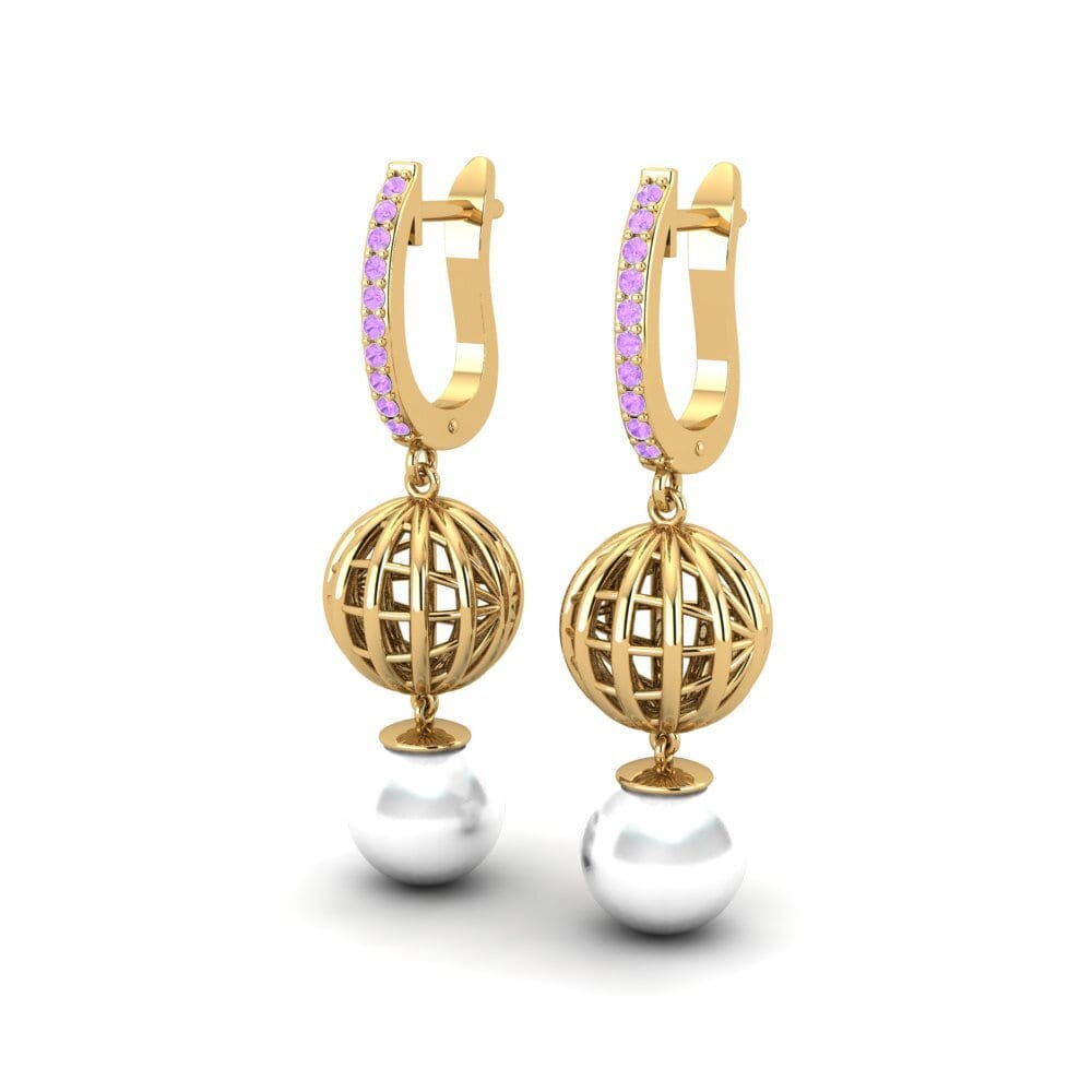 Amethyst Women's Earring Panilia