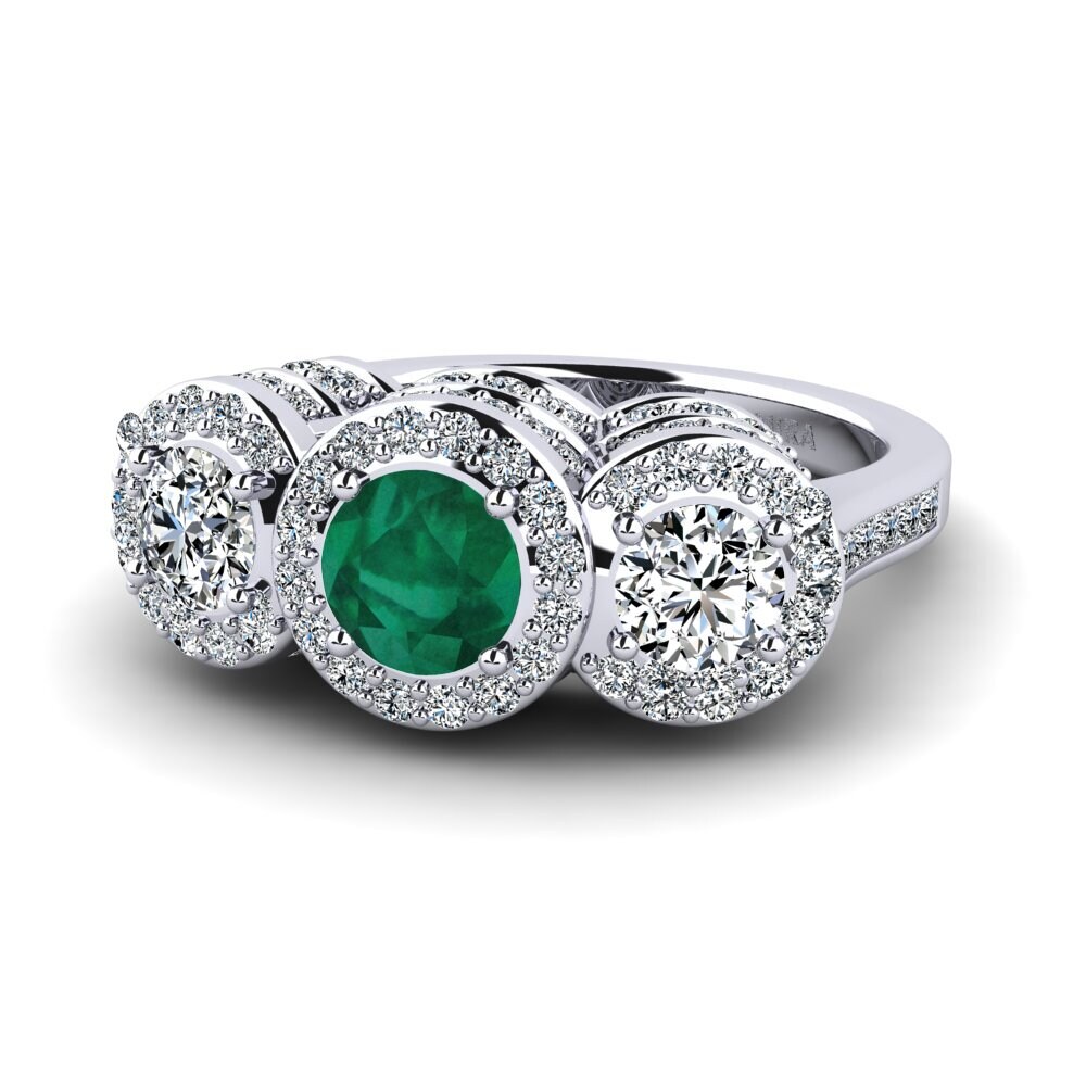 Esmeralda Anillo de compromiso Panos