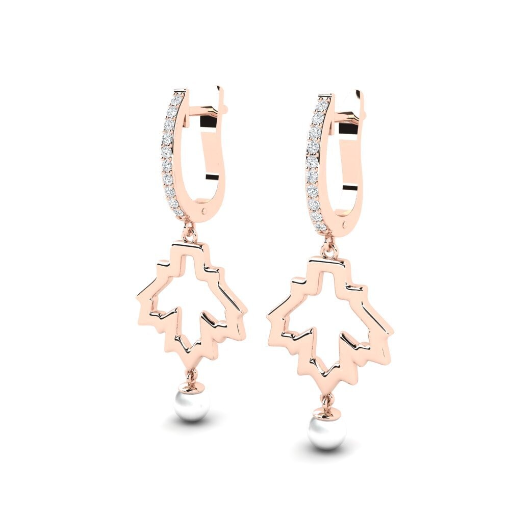 14ct Rose Gold Women's Earring Parget