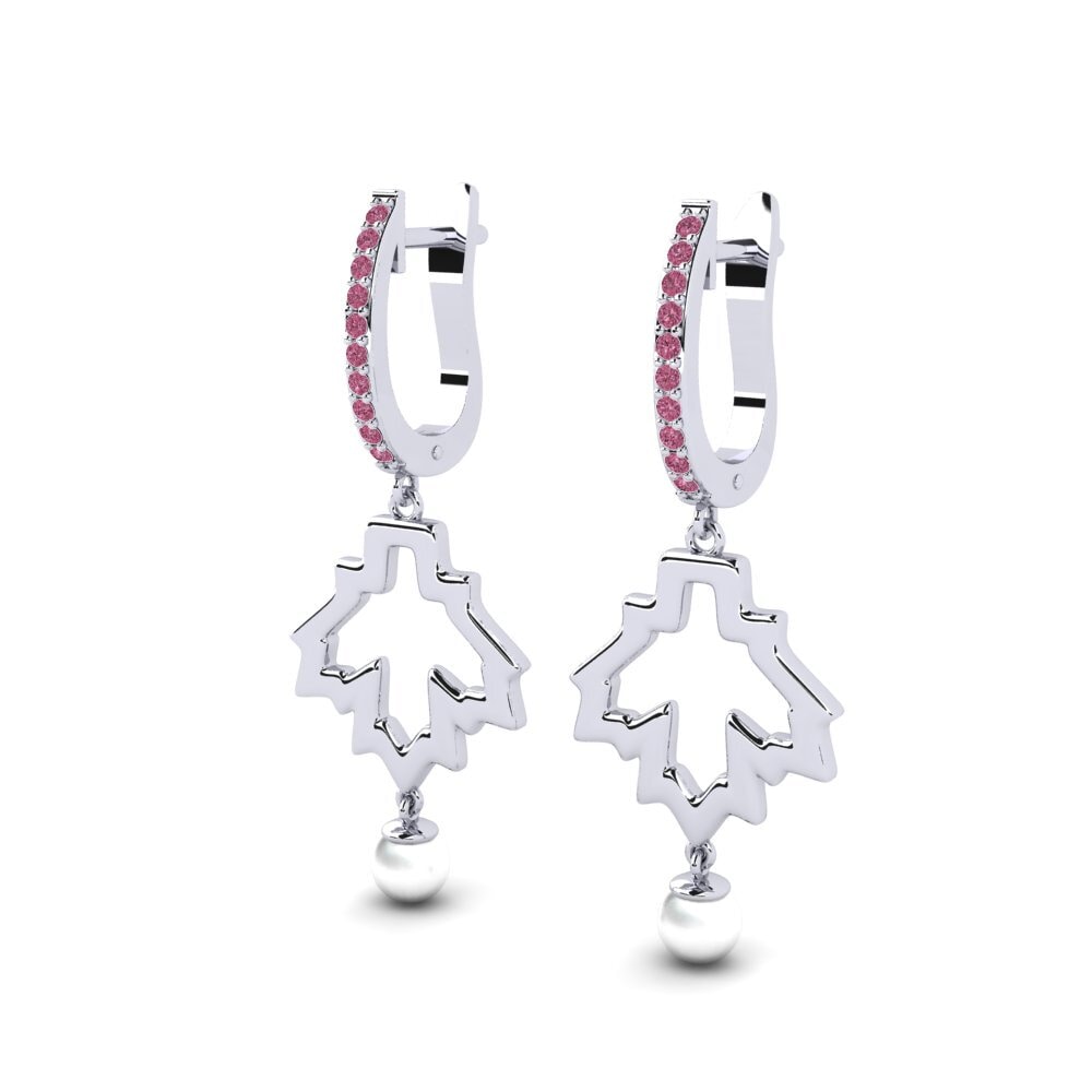 Granate Rhodolite Pendiente de mujer Parget