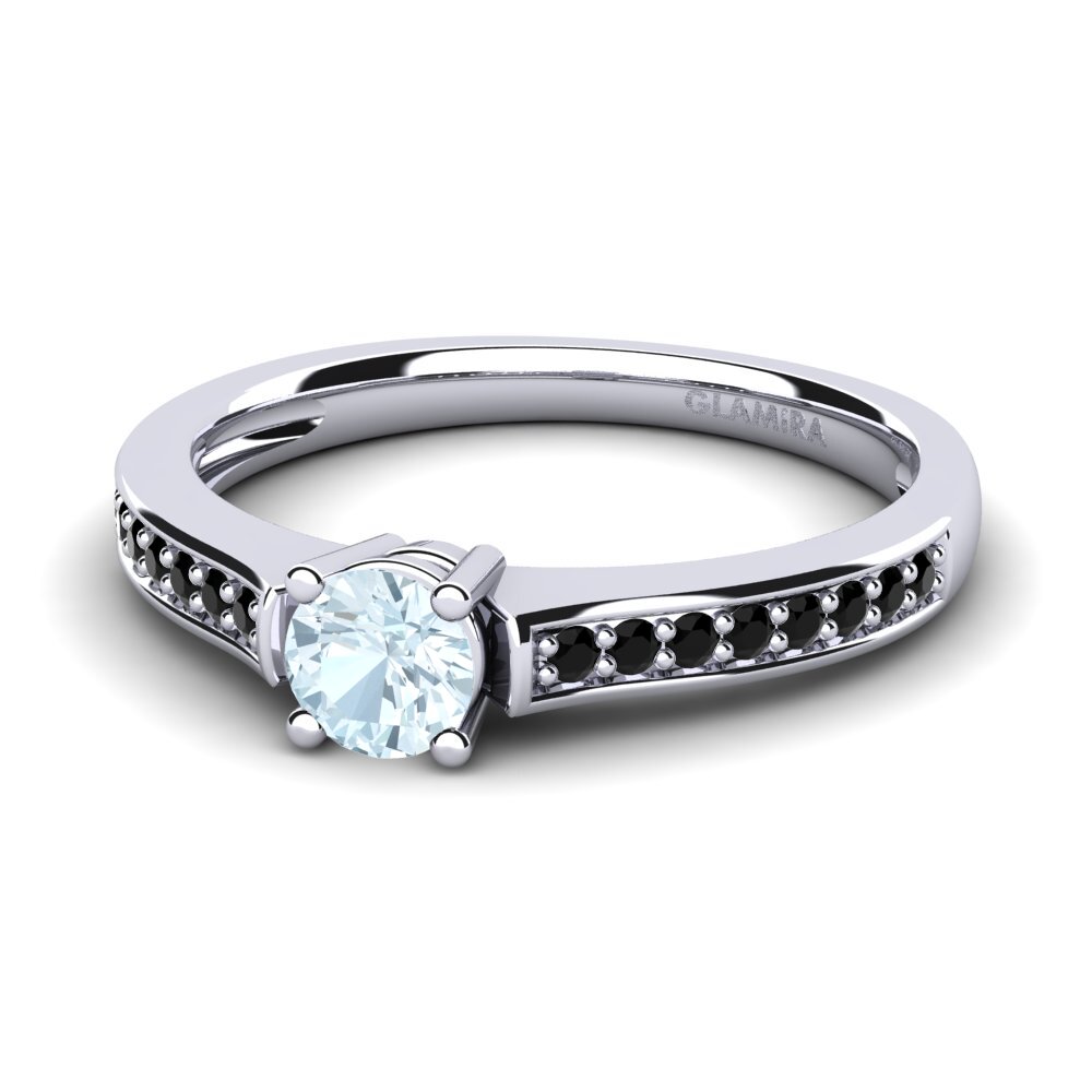 Aquamarine Engagement Ring Paris