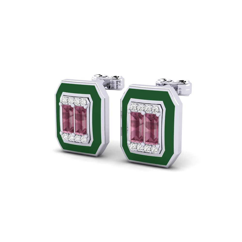 Rhodolite Garnet Women's Earring Parkway