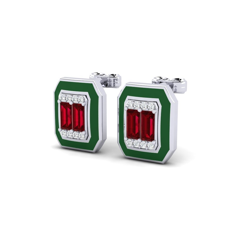 Red Zirconia Women's Earring Parkway