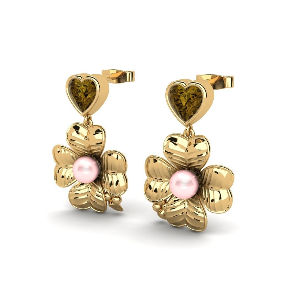 Brown Zircon Women's Earring Parlare