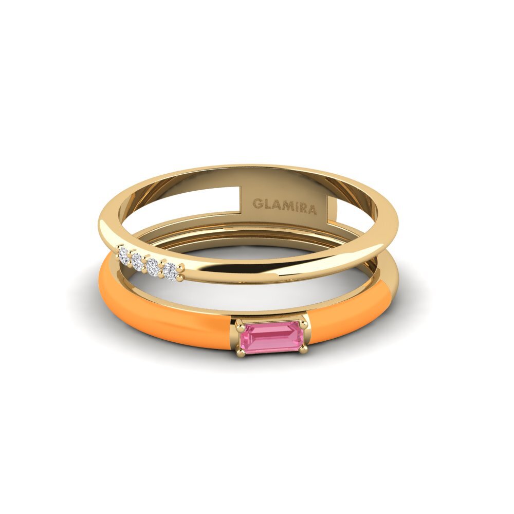 Rosa Saphir Ring Paros