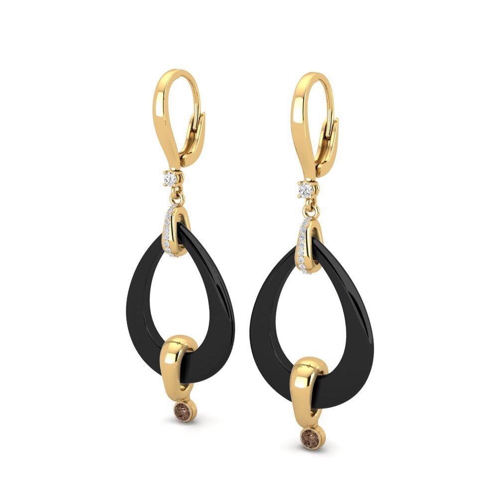 Smoky Quartz Women's Earring Particia